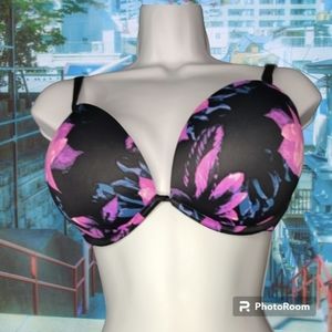 PINK Victoria's Secret floral printed padded bra size 32 DD